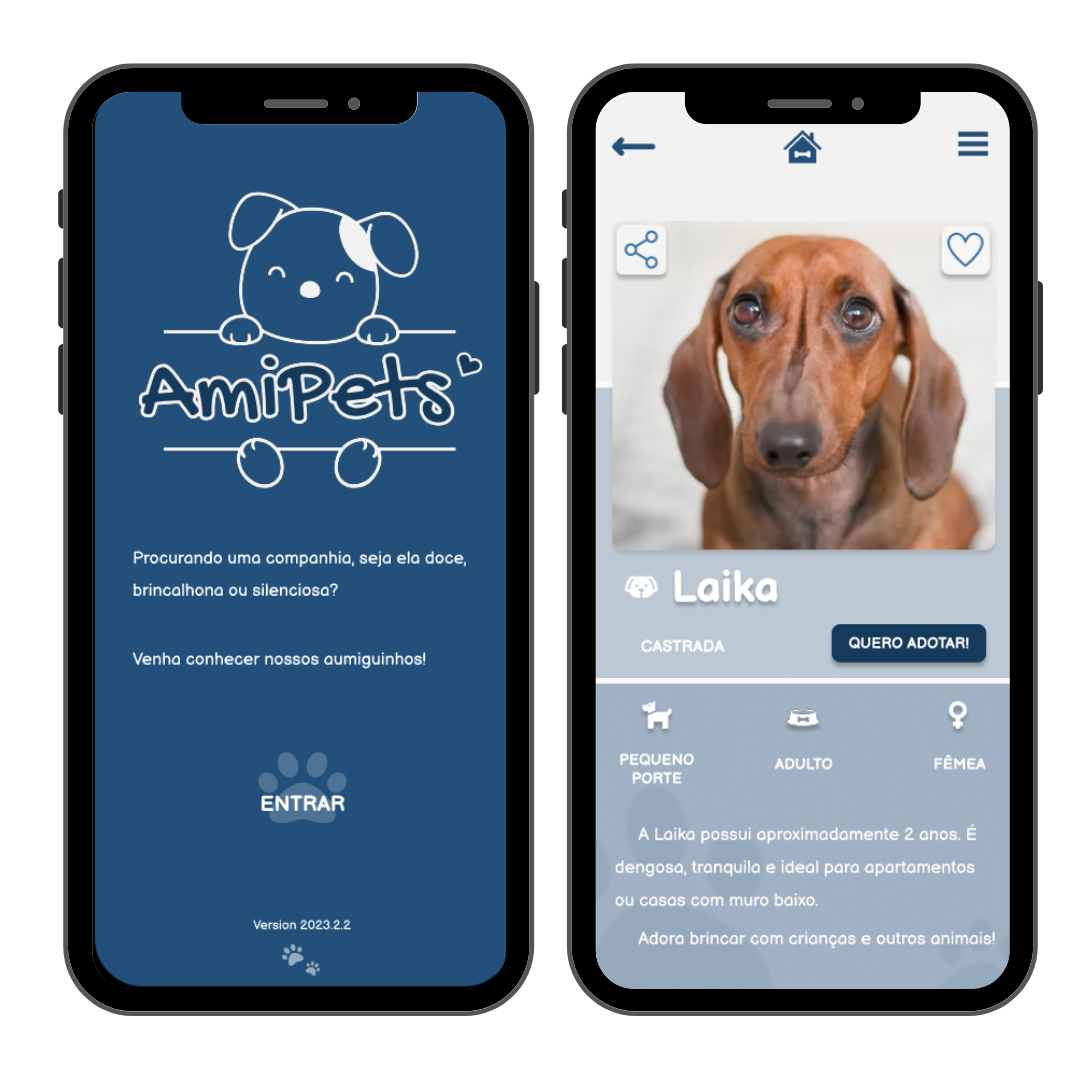 Imagem do Prótotipo de Aplicativo